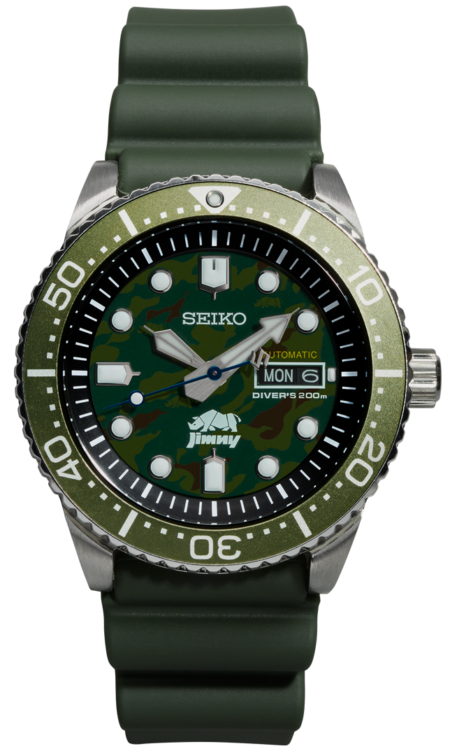 ベルトカラーグリーンJIMNY×SEIKO ダイバーズウォッチ[FOREST MODEL]