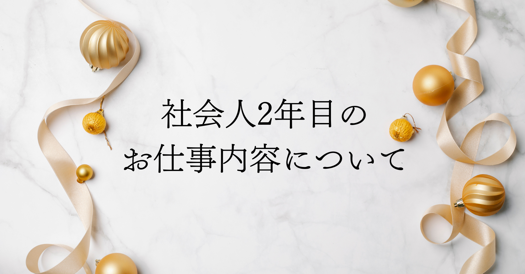 【社会人2年目】普段どんな仕事しているの？👩🏻‍💻